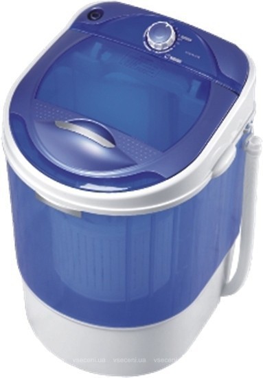 Пральна машина VILGRAND V135-2550 BLUE, завантаження 3,5 кг, знімна пластикова центрифуга.